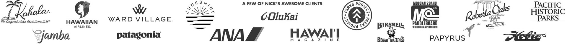 Nick Kuchar Portfolio Customer Client List