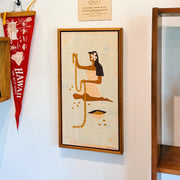 make lei wahine by nick kuchar mixed media art original