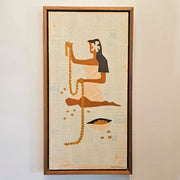 make lei wahine by nick kuchar mixed media art original