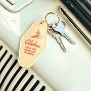 Aloha from the Hawaiian Islands vintage keychain cream by Nick Kuchar