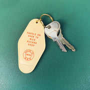 Aloha from the Hawaiian Islands vintage keychain cream by Nick Kuchar