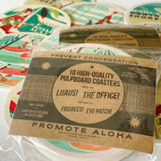 Assorted Coaster Set Hawaii Surf Spots