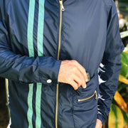 60's style surf competition jacket by Nick Kuchar