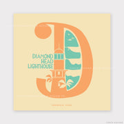 Nick Kuchar Surf Artist ABC Surf Alphabet Series Screen Print