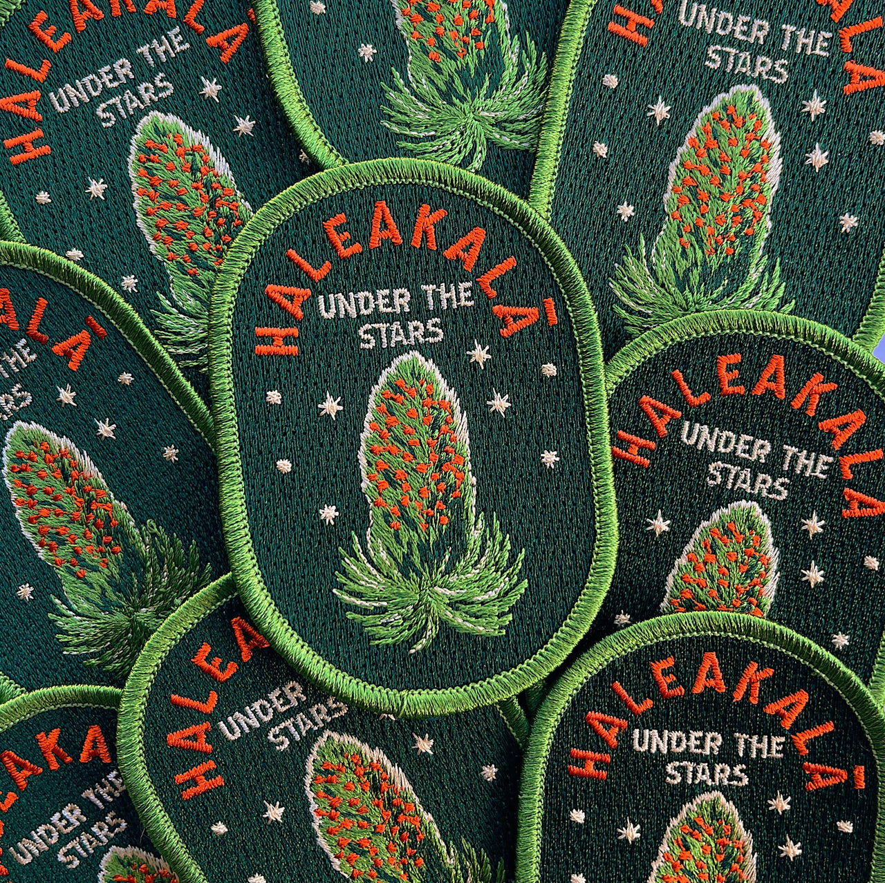 Haleakala Maui Silversword Hiking Patch - Nick Kuchar Shop