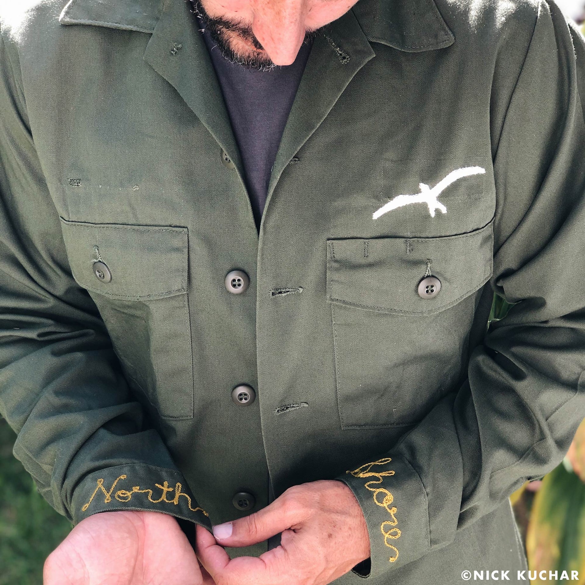 Haleiwa Surf Hawaii Vintage Chain Stitch Jacket collaboration Nick Kuchar The Honolulu Social Club