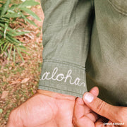 Cuff Aloha Hawaii Vintage Chain Stitch Jacket collaboration Nick Kuchar The Honolulu Social Club