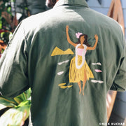 Hula Wahine Hawaii Vintage Chain Stitch Jacket collaboration Nick Kuchar The Honolulu Social Club
