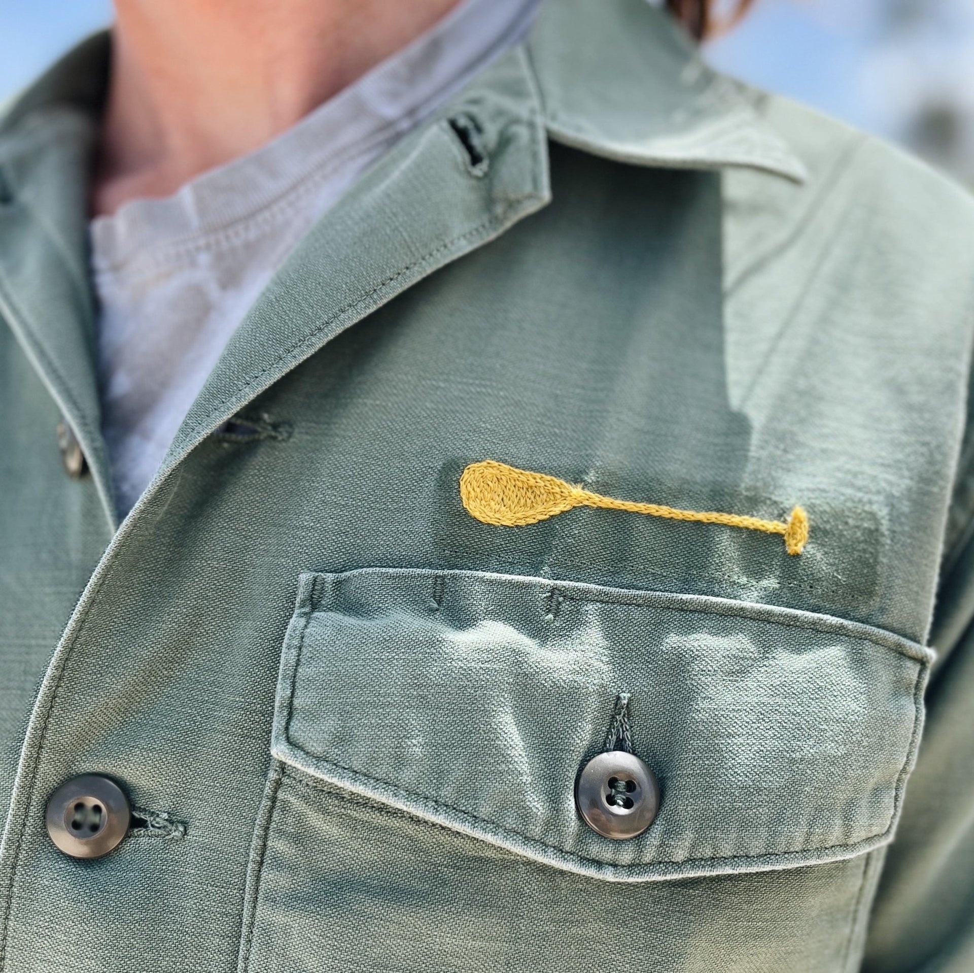 Kailua Paddle Hawaii Vintage Chain Stitch Jacket collaboration Nick Kuchar The Honolulu Social Club