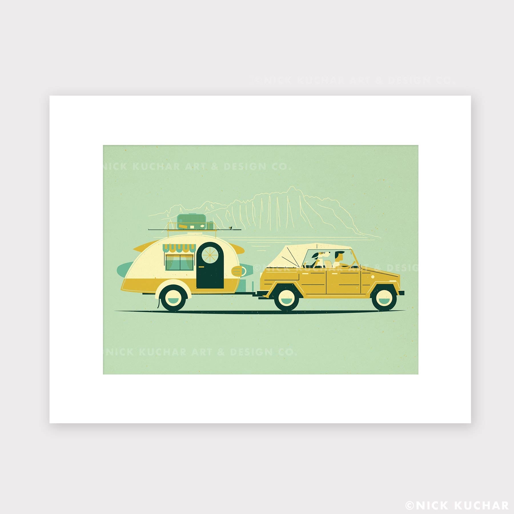 Koolau Weekender Hawaii Screen Print