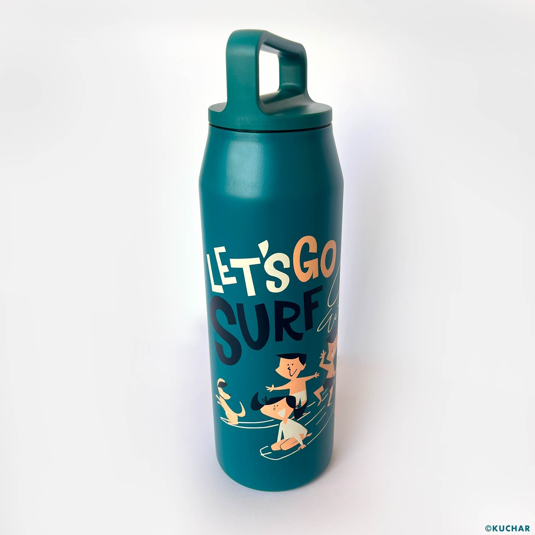 Let's Go Surf - 32 oz. Water Bottle