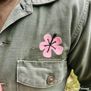 Hibiscus Hawaii Vintage Chain Stitch Jacket collaboration Nick Kuchar The Honolulu Social Club