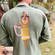 Make Lei Hawaii Vintage Chain Stitch Jacket collaboration Nick Kuchar The Honolulu Social Club