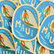 Honolua Bay Maui Surfing Patch - Nick Kuchar Shop