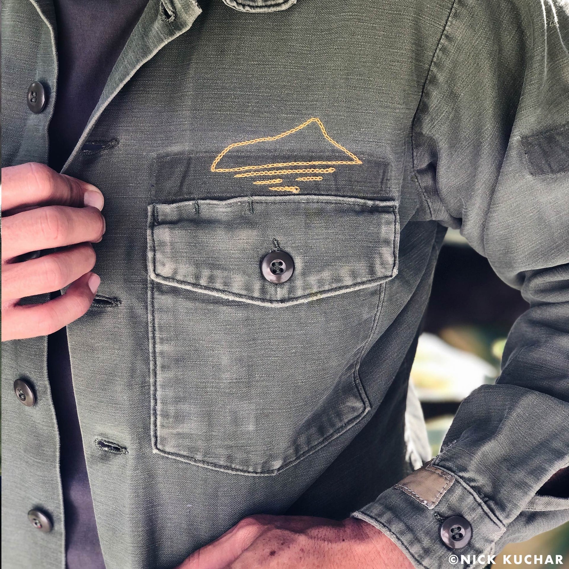 Queens Surf Hawaii Vintage Chain Stitch Jacket collaboration Nick Kuchar The Honolulu Social Club