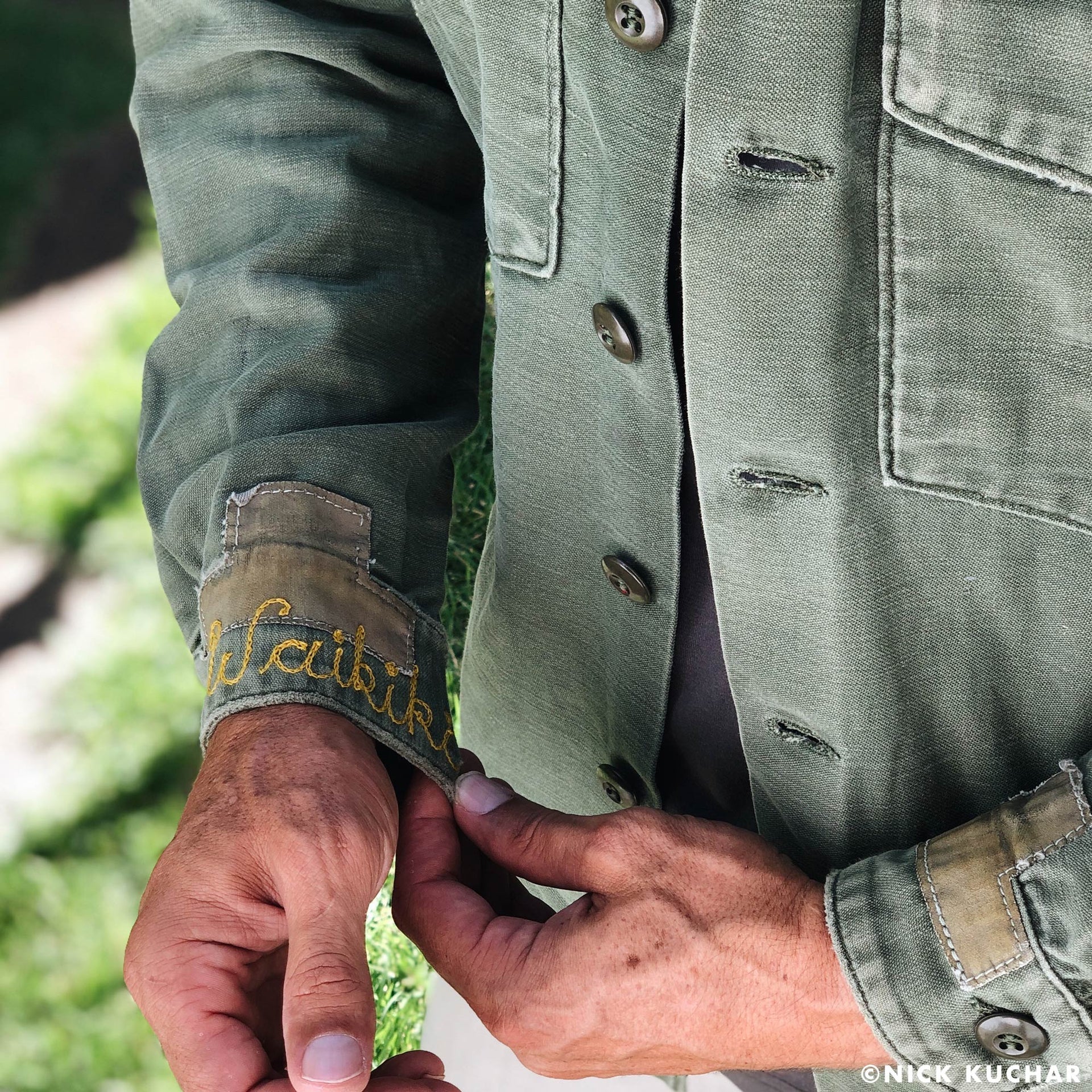 Queens Surf Hawaii Vintage Chain Stitch Jacket collaboration Nick Kuchar The Honolulu Social Club