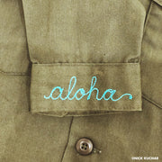 Cuff Aloha Hawaii Vintage Chain Stitch Jacket collaboration Nick Kuchar The Honolulu Social Club
