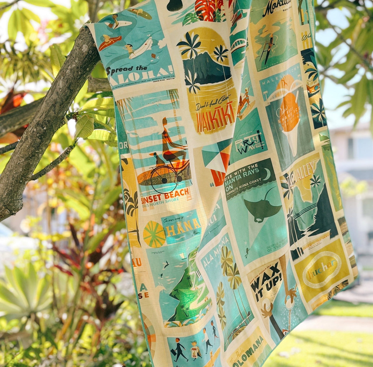 Microfiber Hawaii Style Beach Towel - Nick Kuchar Shop