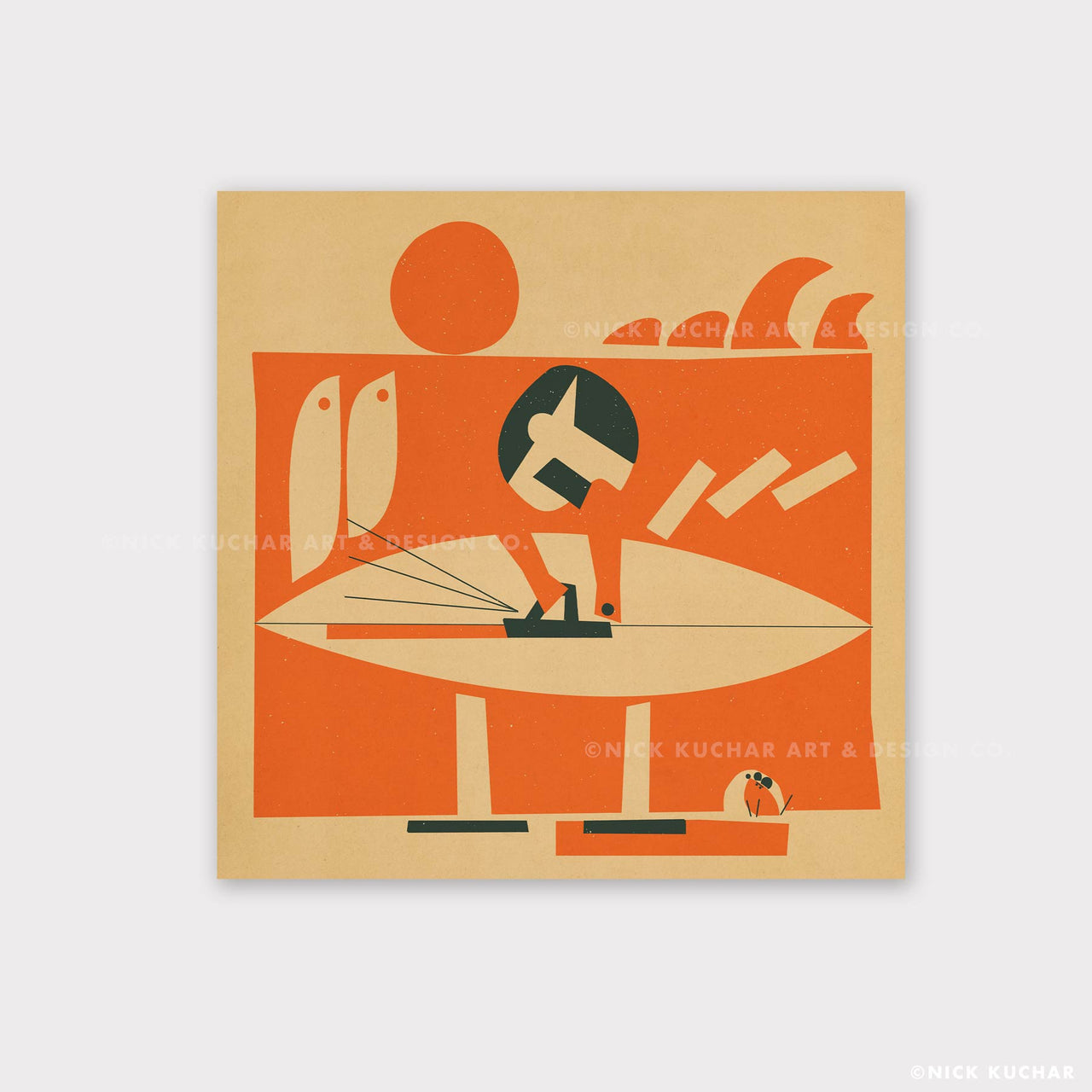 The Creator Hawaii Wave Sliders Collection Limited Edition Giclee Print