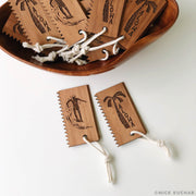 Wood surf wax comb palm tree Hawaii biodegradable cotton cord