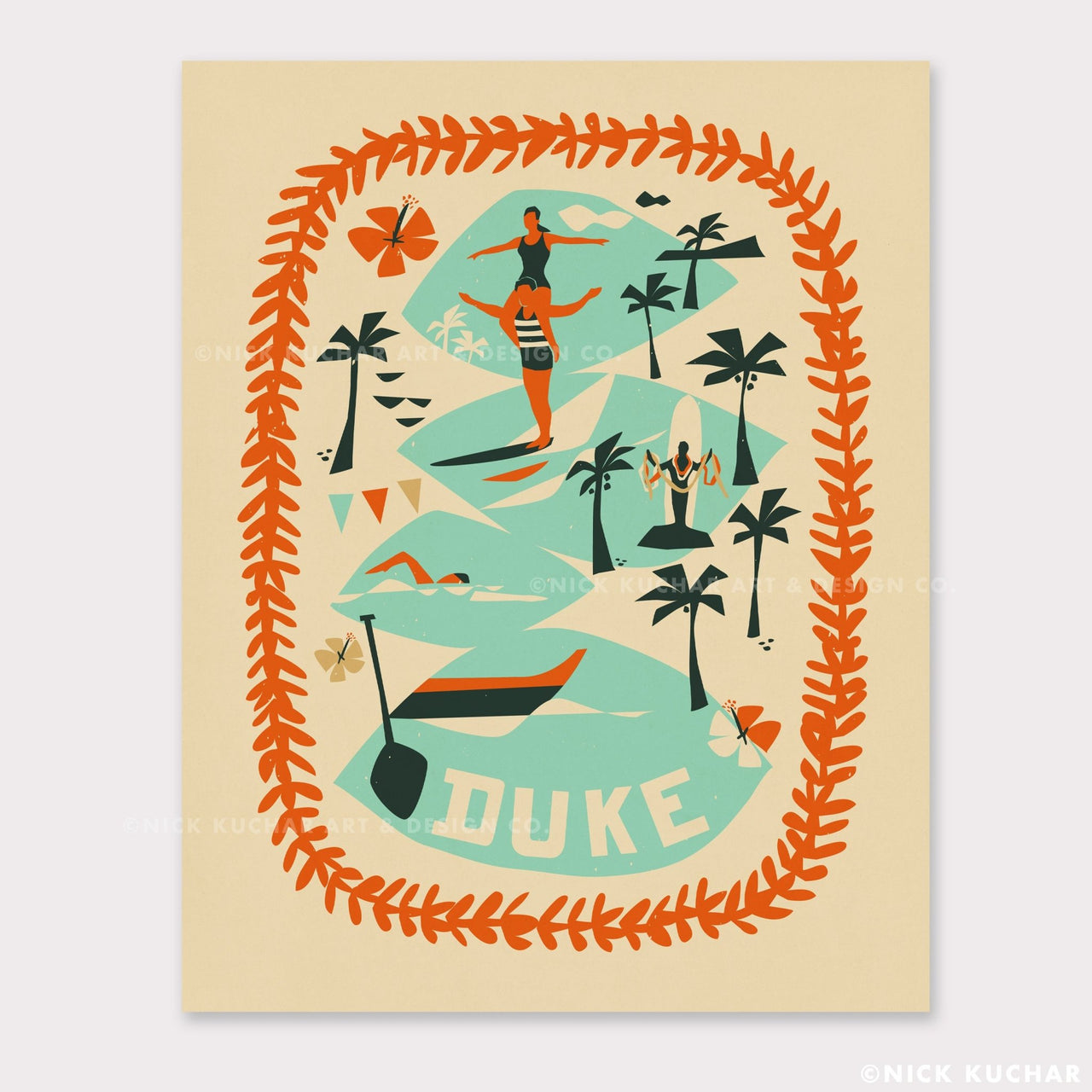 Duke - 16x20" Art Print