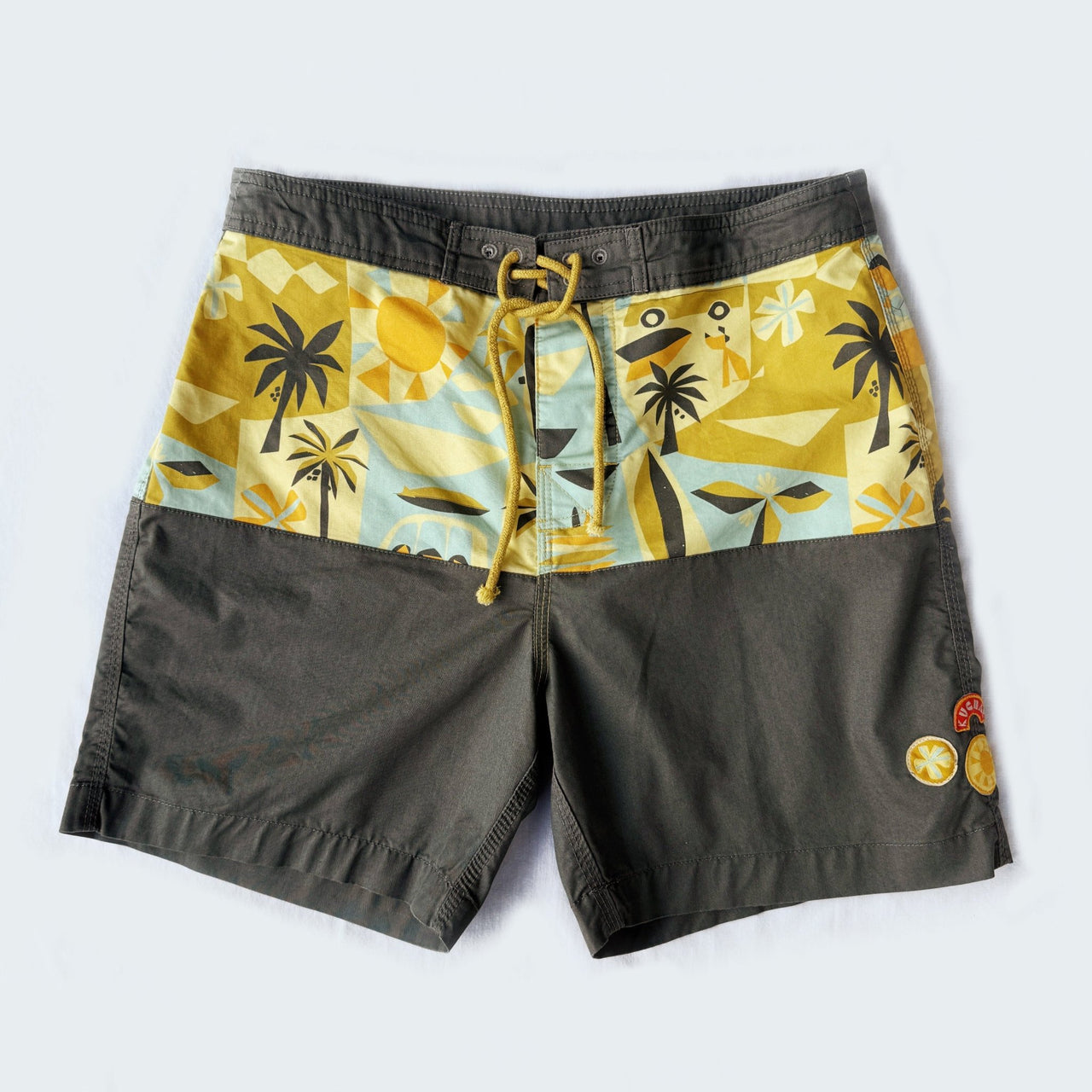 Adult tropical theme boardshorts