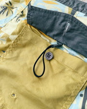 Boardshorts pocket showing elastic to hold your key