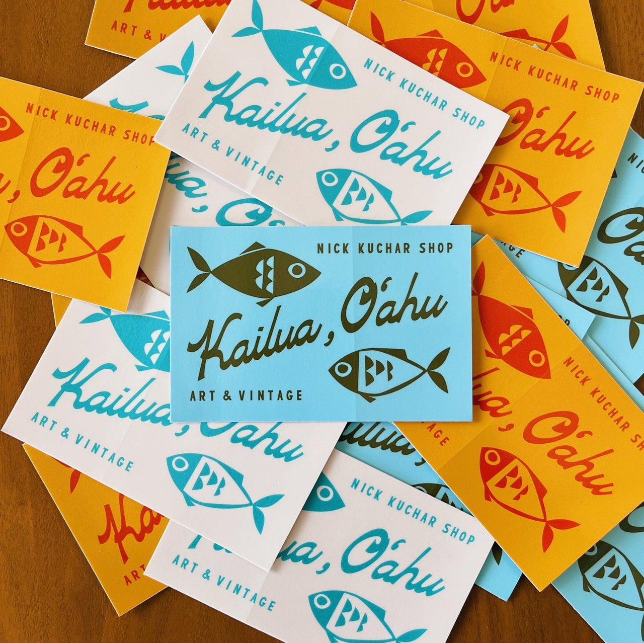 Kailua Fishponds Shop Sticker