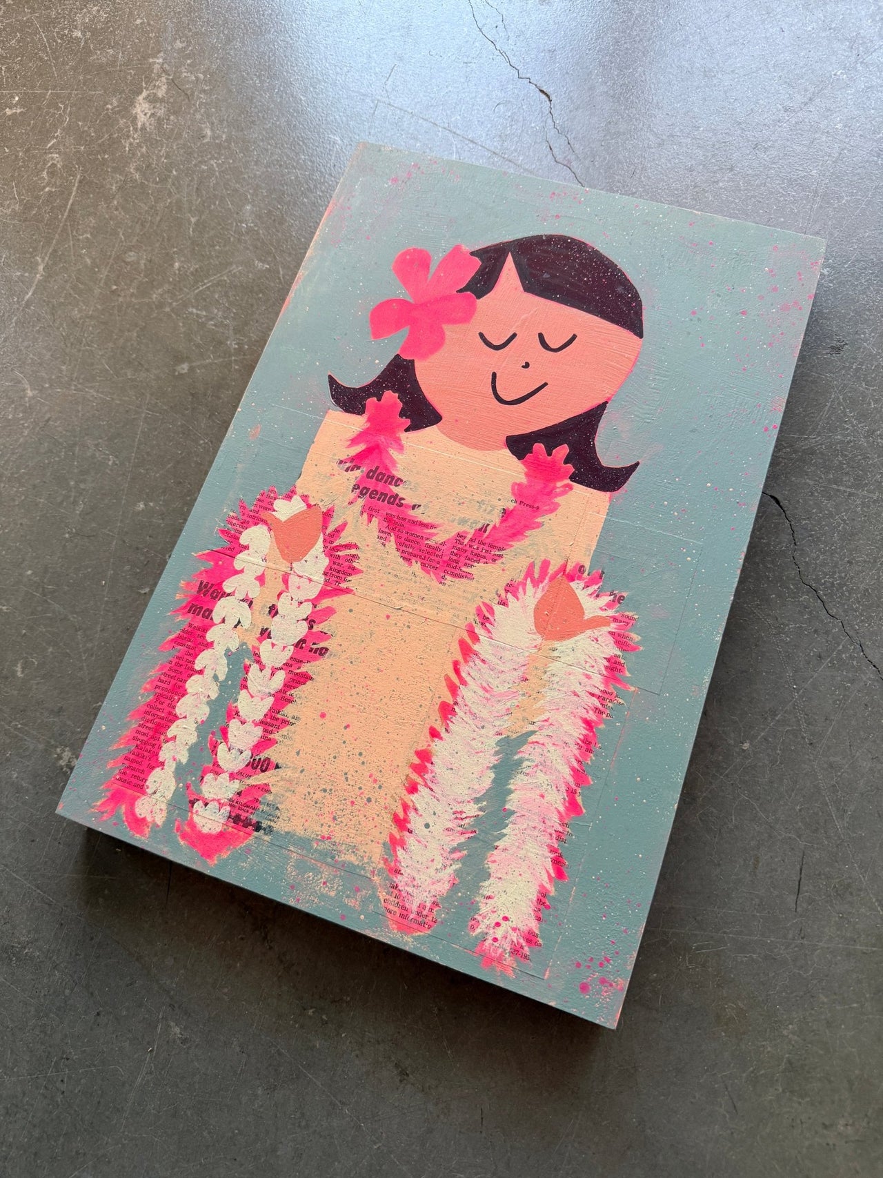 Lei Greeter 3-12x18