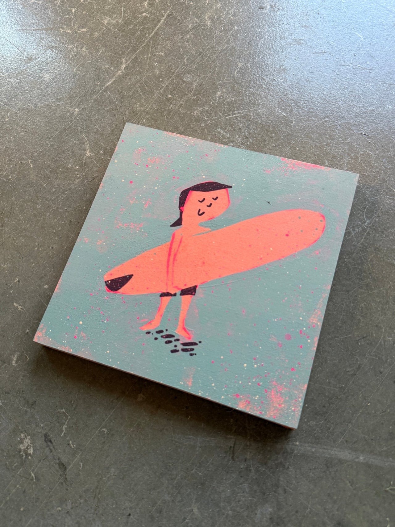 Longboarder - 8x8"