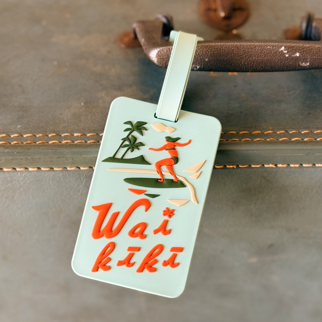 Luggage Tag - Waikiki Surf