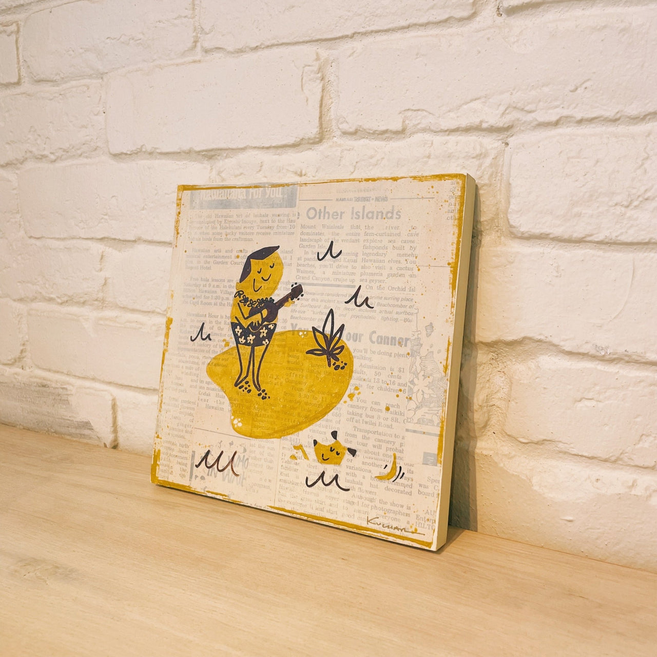 Magic Hour - 8x8 Mixed Media Original