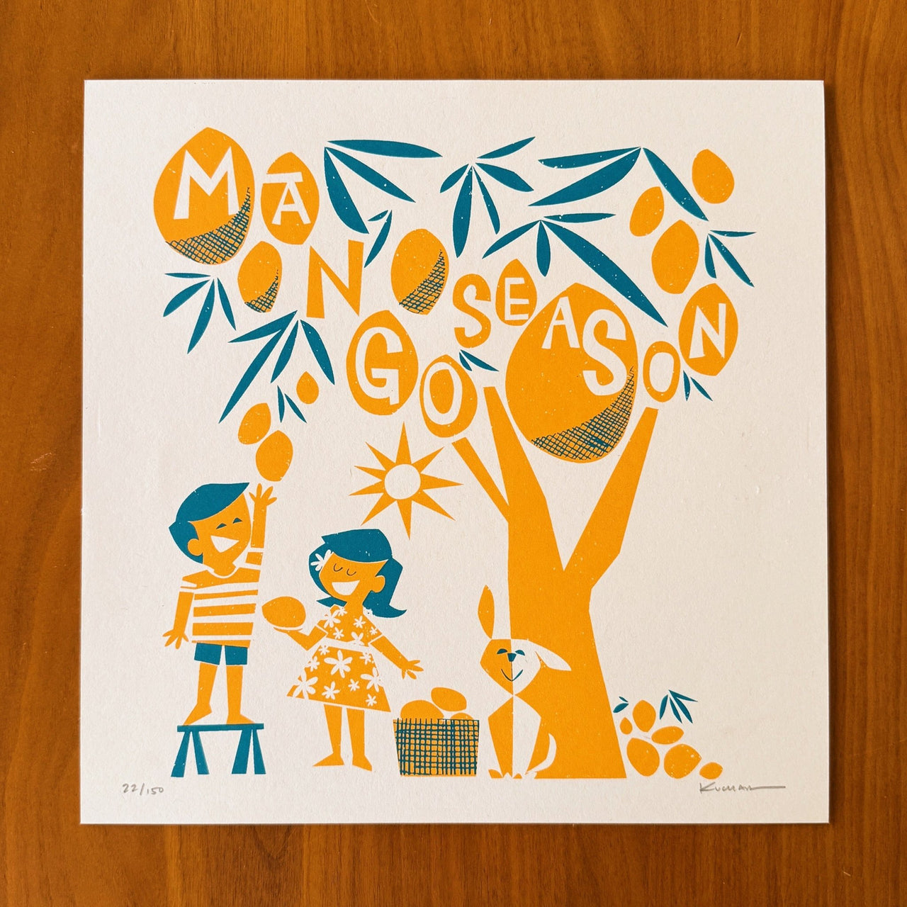 Mango Season- 2025 - 12x12 Limited Edition Screen Print