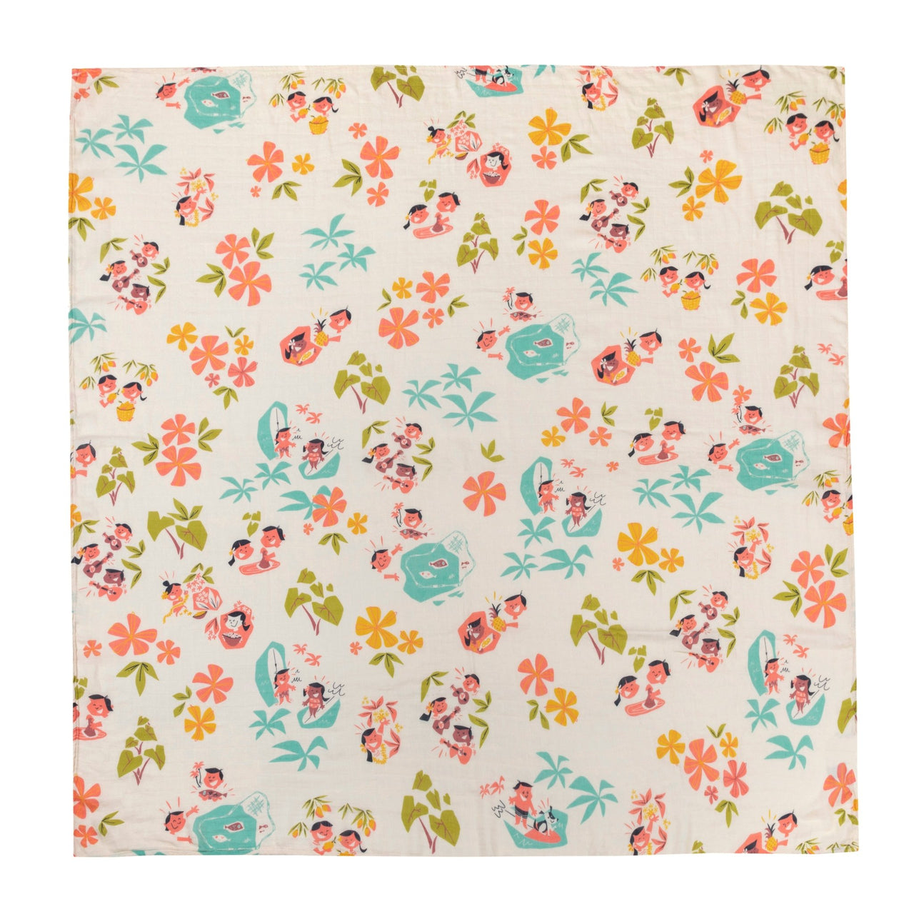 Muslin Swaddle Blanket - Cocomoon X Nick Kuchar