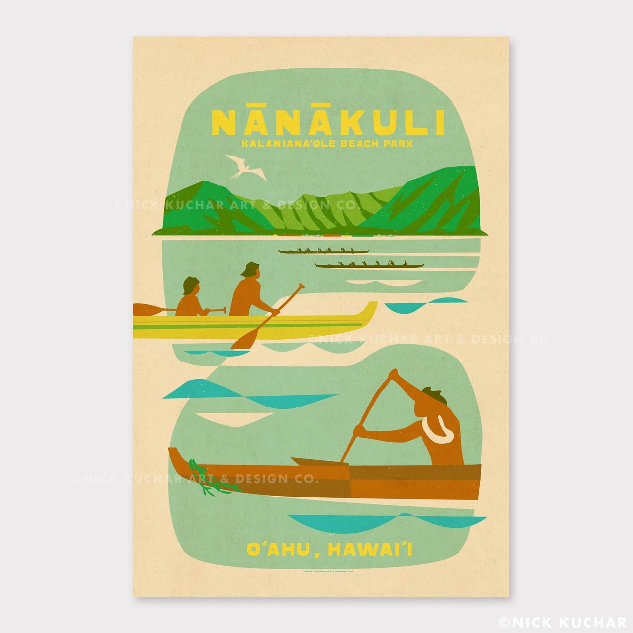 Nanakuli - 12x18 Hawaii Travel Print