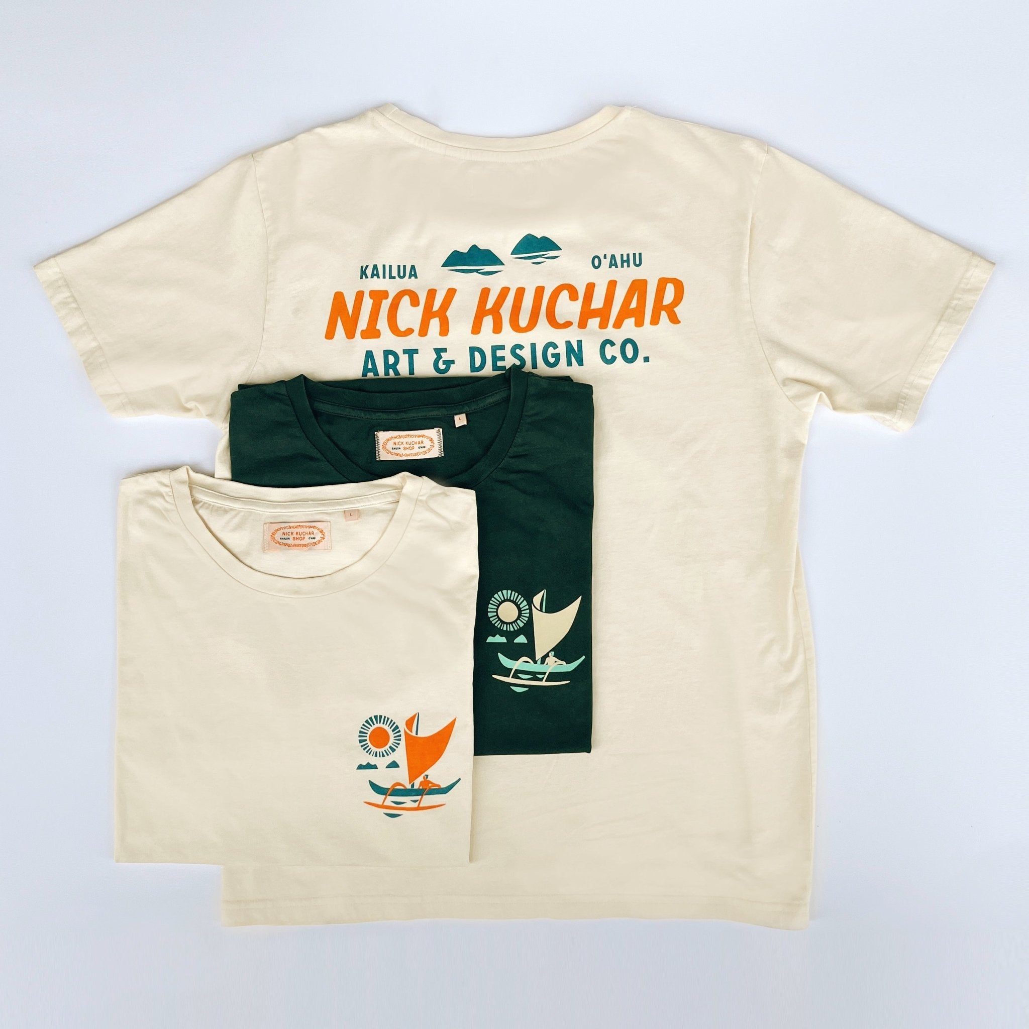 Nick Kuchar Kailua Outrigger Canoe Shop Tee