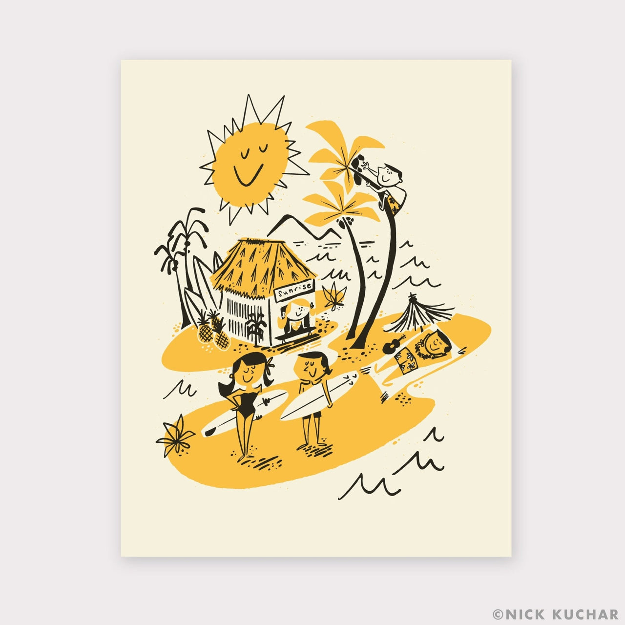 Sunrise Shack - 11x14 Limited Edition Screen Print ARTIST PROOF