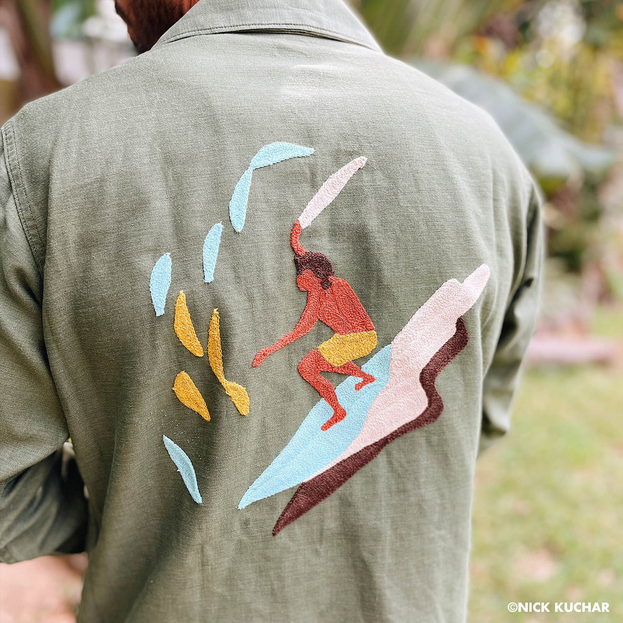 Barrel Hawaii Vintage Chain Stitch Jacket collaboration Nick Kuchar The Honolulu Social Club