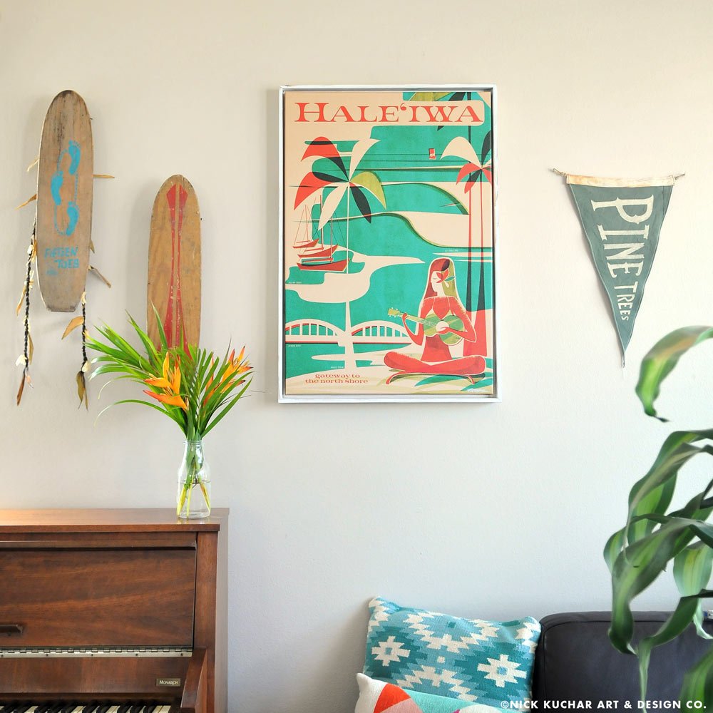 Canvas Wrap Giclee - Large Format Hawaii Art By Nick Kuchar