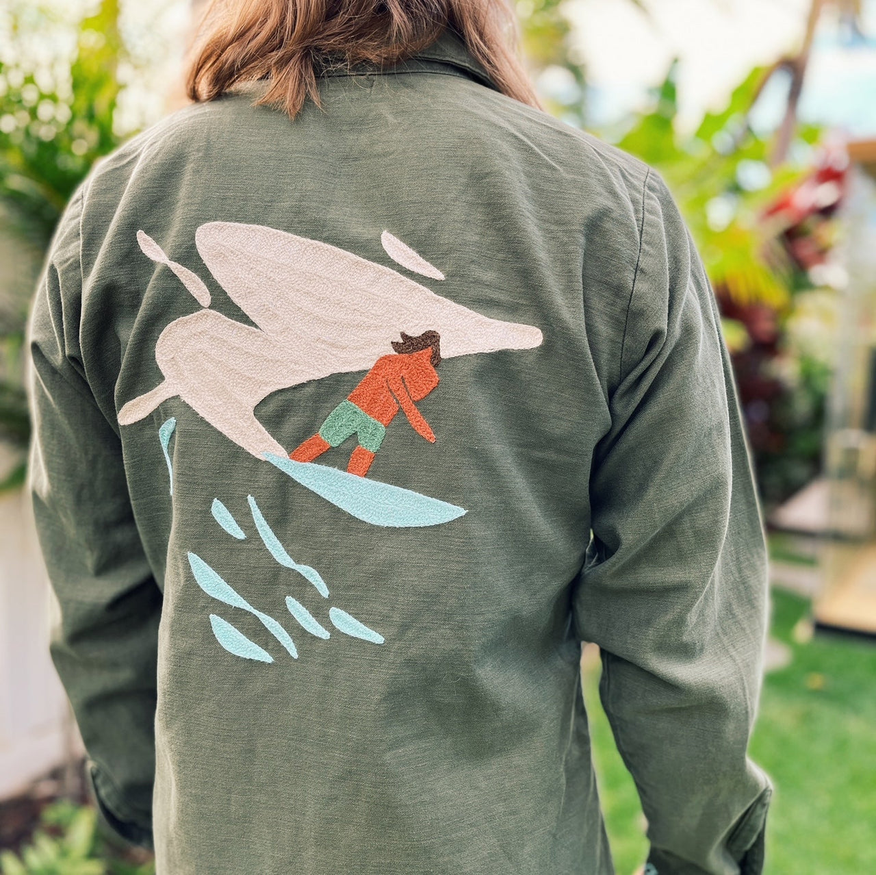 Cutback Surf Hawaii Vintage Chain Stitch Jacket collaboration Nick Kuchar The Honolulu Social Club