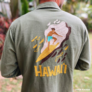 Hawaii Surf Vintage Chain Stitch Jacket collaboration Nick Kuchar The Honolulu Social Club
