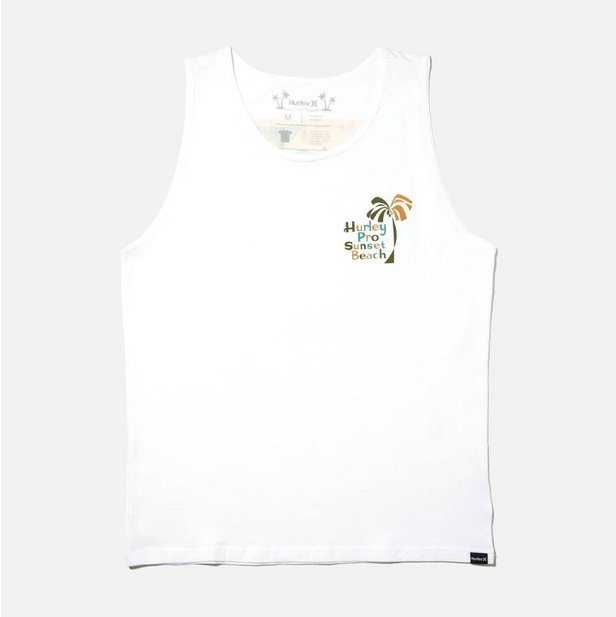 Hurley Pro Sunset Beach North Shore Oahu Tank Top by Nick Kuchar