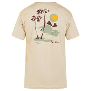 Sand cotton tee shirt Hawaii collaboration Hurley Nick Kuchar