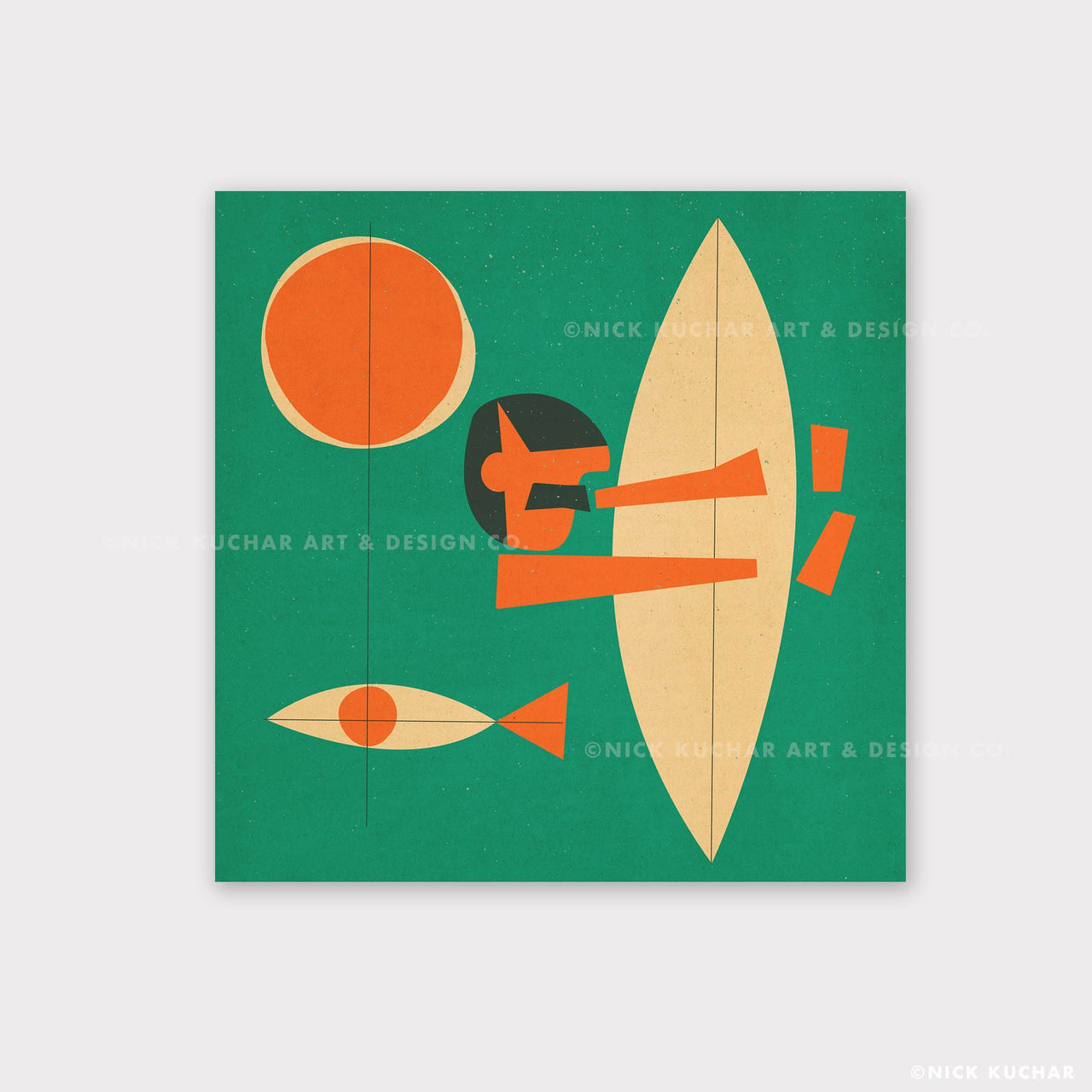 In Between Sets Hawaii Wave Sliders Collection Limited Edition Giclee Print