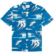 Hawaii Heavy Water aloha shirt navy Kahala Shirts collaboration Nick Kuchar