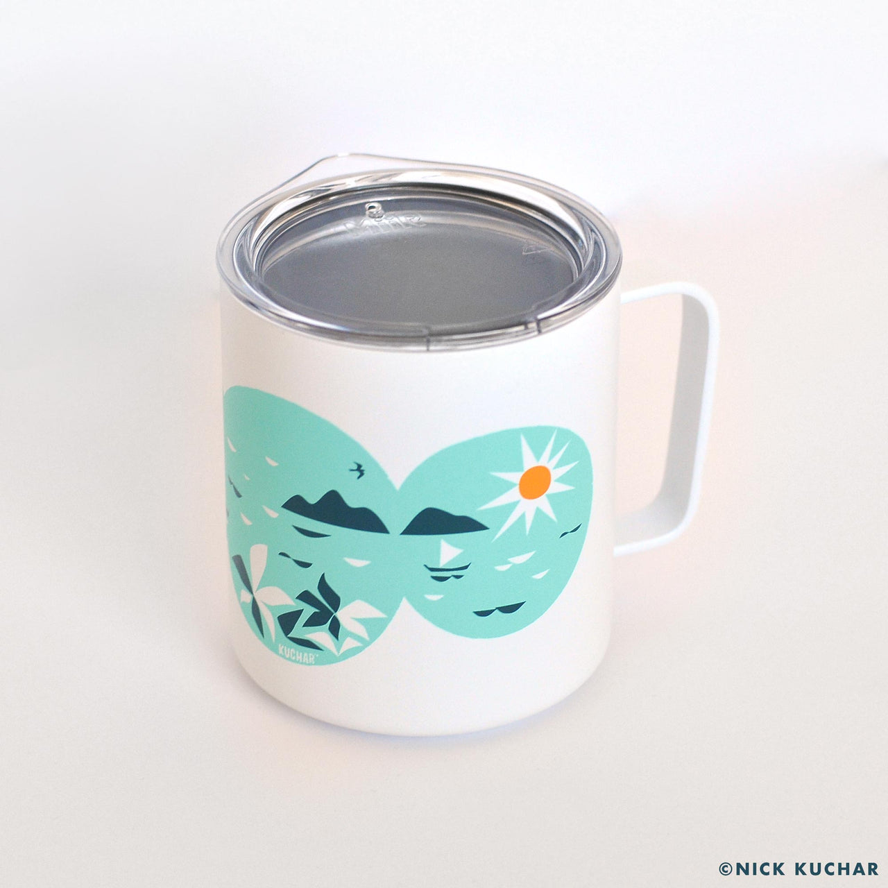 Kailua Hawaii Miir camp mug design by Nick Kuchar