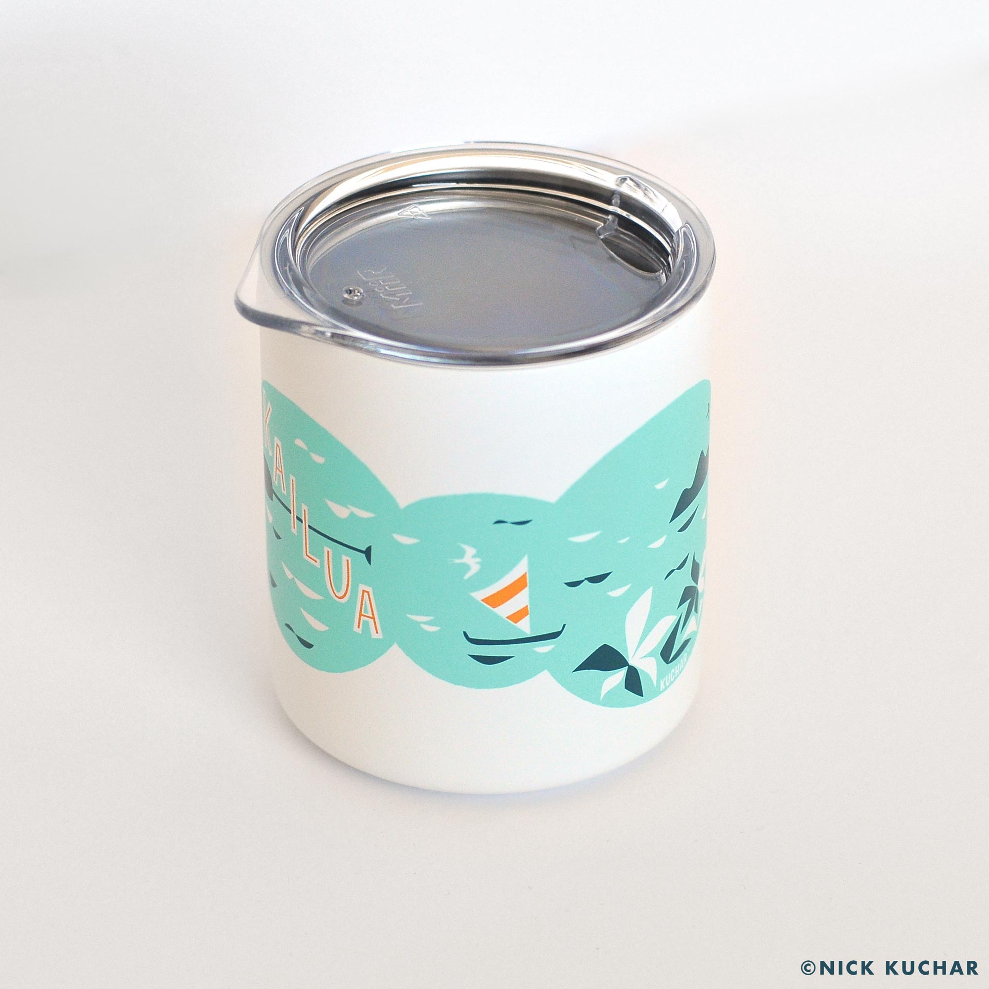 Kailua Oahu Miir 12 oz. Camp Mug by Nick Kuchar
