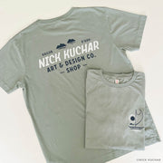Nick Kuchar shop tee Kailua Oahu tee shirt organic cotton
