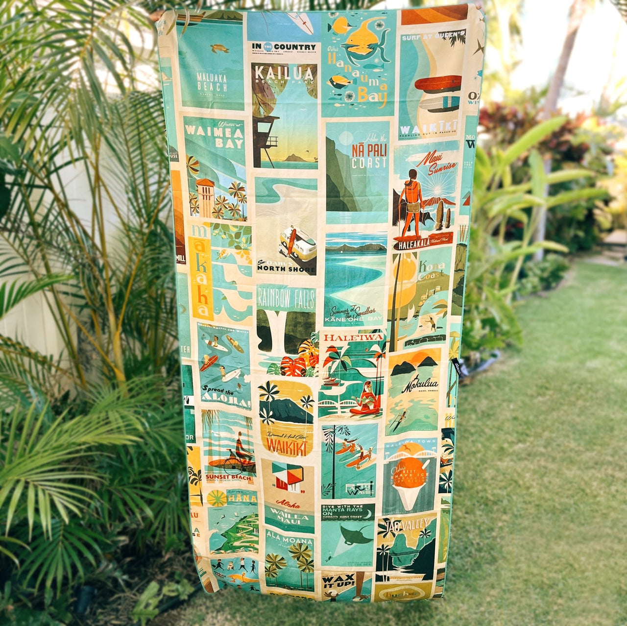 Microfiber Hawaii Style Beach Towel - Nick Kuchar Shop