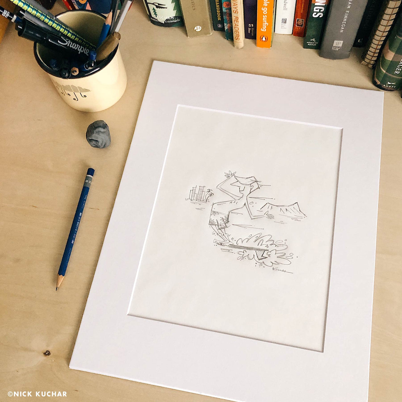 Weekly Original Nick Kuchar Sketch